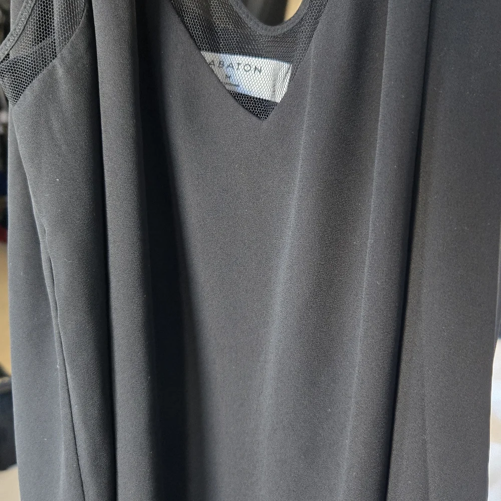 Babaton Black Mesh Camisole Top - Picture 5 of 6